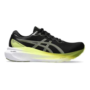 Men's Asics Gel-Kayano 30, Black/Glow Yellow, 12.5 4E Extra Wide