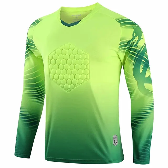 Men's Football Jersey - New Adults Goalkeeper Long Sleeve Tracksuit Soccer Training