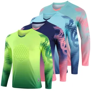 Men's Football Jersey - New Adults Goalkeeper Long Sleeve Tracksuit Soccer Training