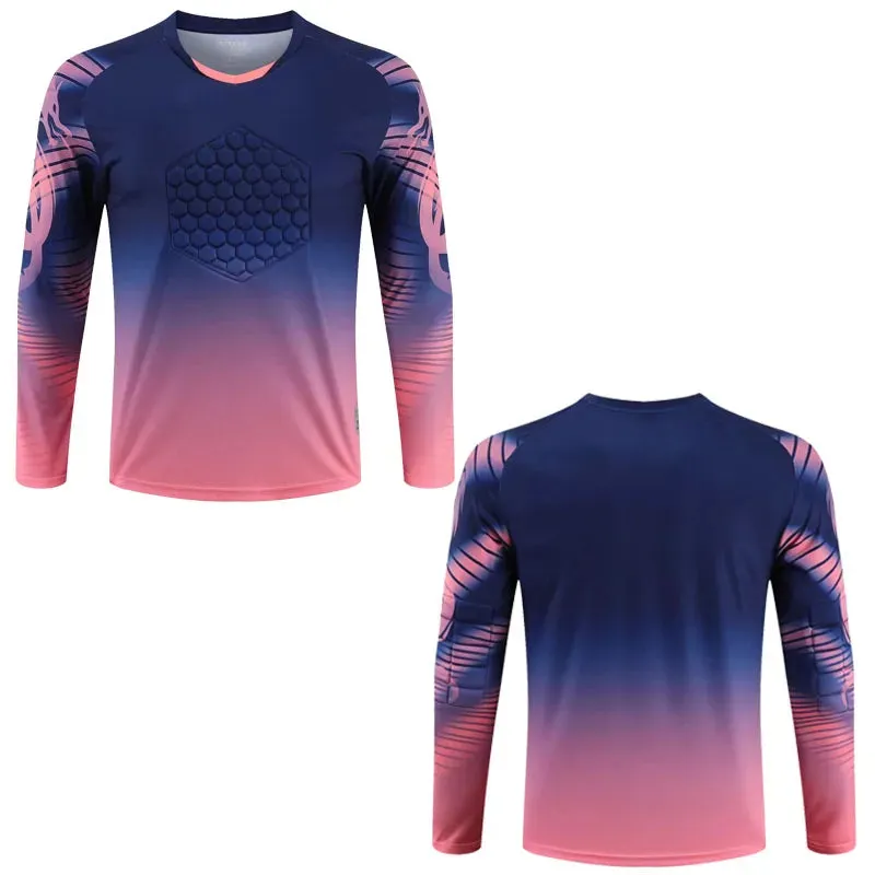 Men's Football Jersey - New Adults Goalkeeper Long Sleeve Tracksuit Soccer Training