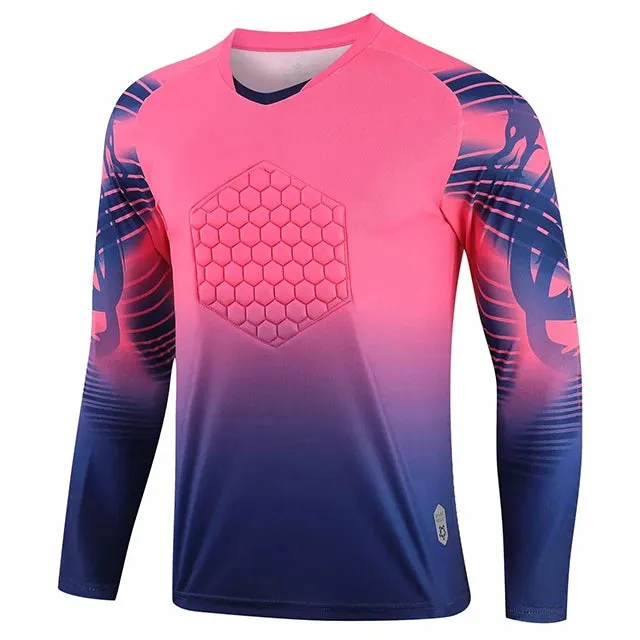 Men's Football Jersey - New Adults Goalkeeper Long Sleeve Tracksuit Soccer Training