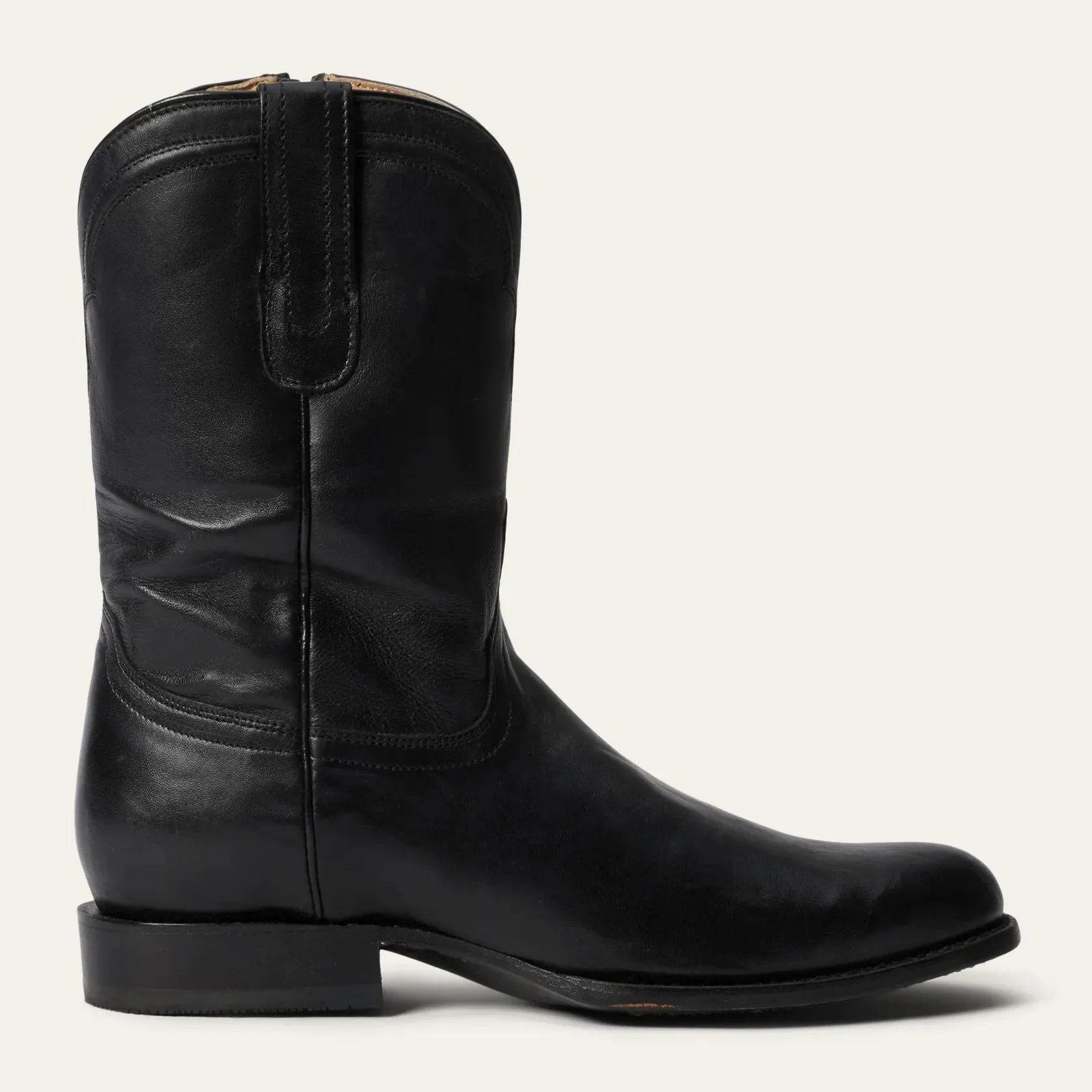 Men's Stetson Black Rancher Zip Boot