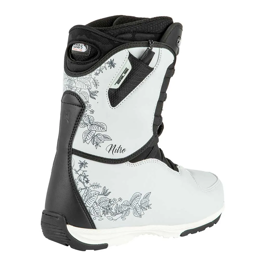 Nitro 2022 Womens Futura TLS Boots - Ice/Black