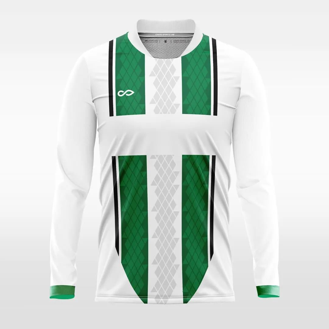 Obliging- Customized Men's Sublimated Long Sleeve Soccer Jersey