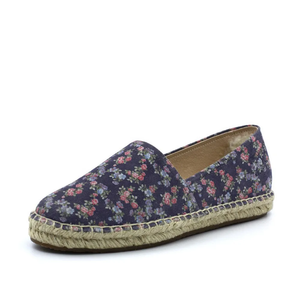 Pixie Espadrille - Printed Grey