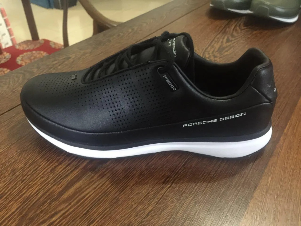 Porsche Design Black and White Running Sneaker