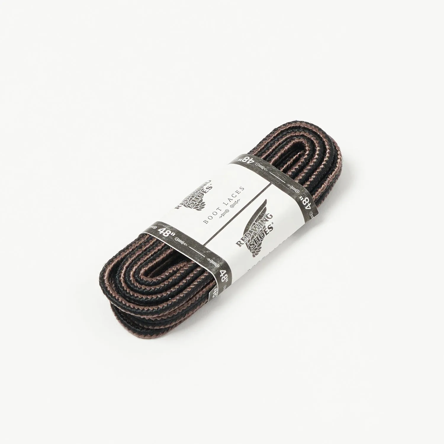 Red Wing Taslan Laces - Black/Brown