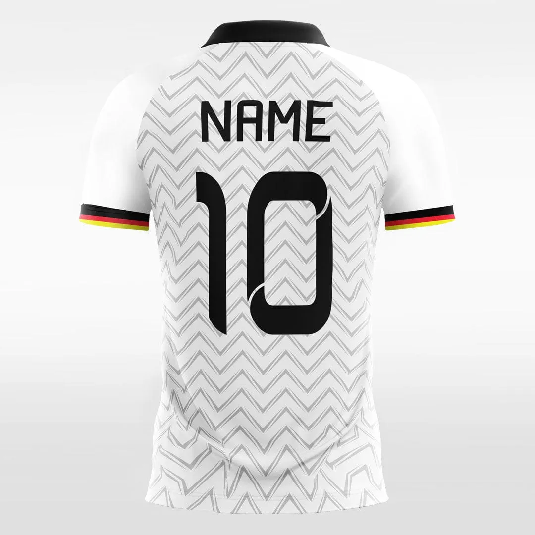 Retro White - Custom Kids Soccer Jerseys Design Chevron