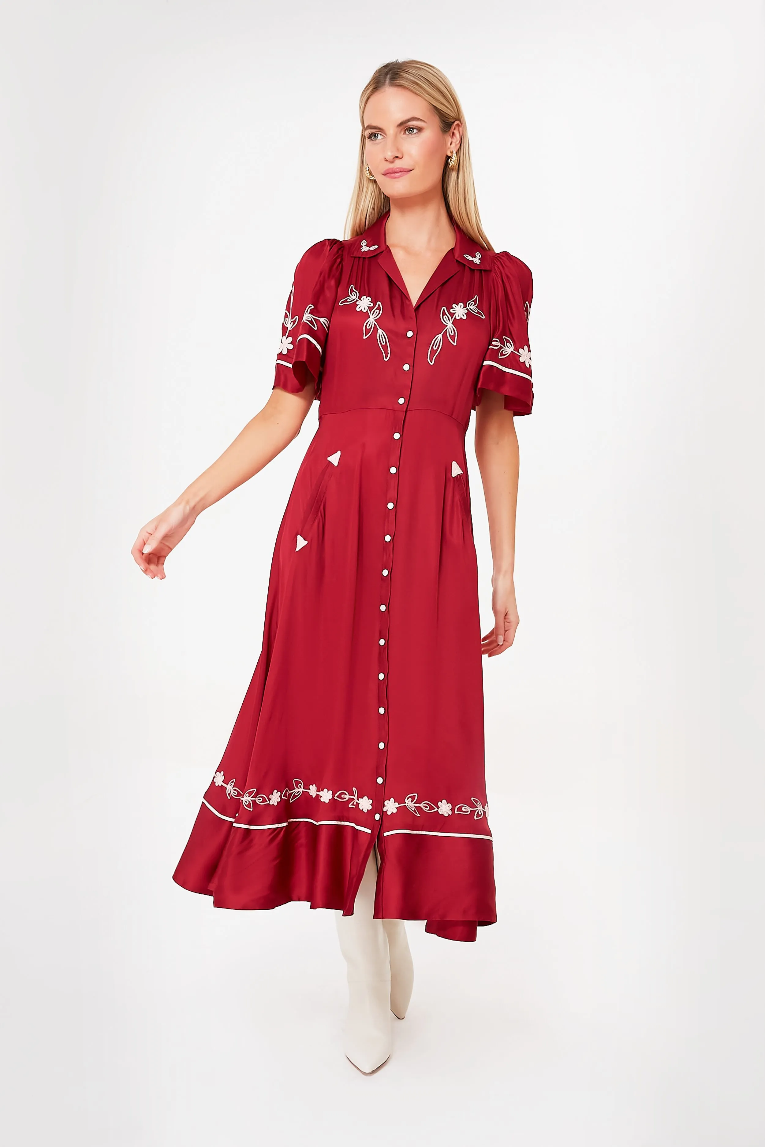 Rhubarb Western Bridge Dress