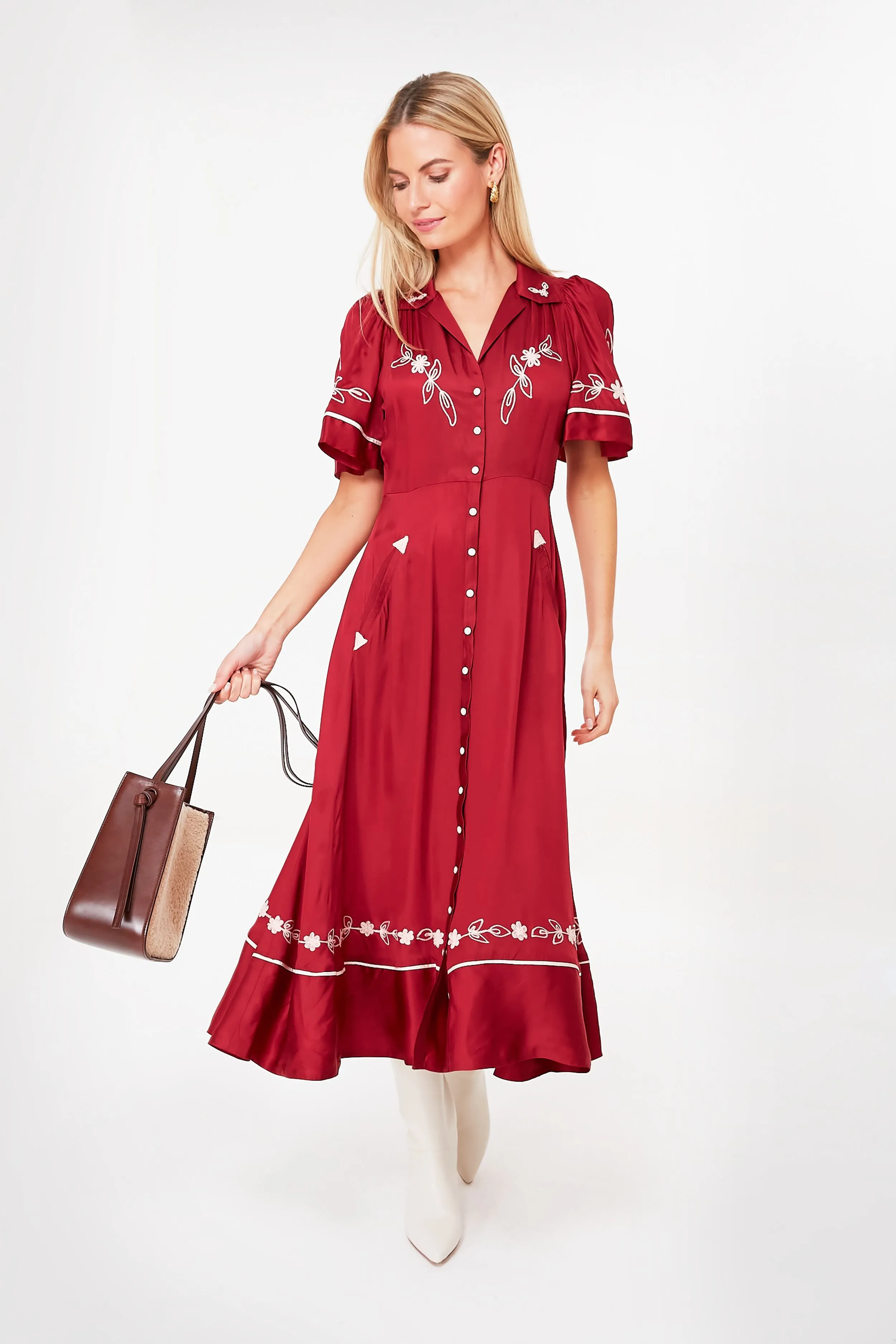 Rhubarb Western Bridge Dress