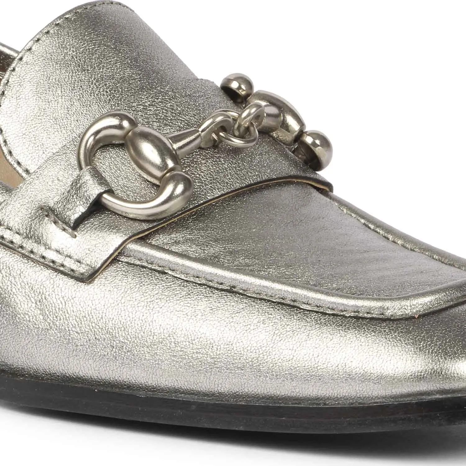 Saint Jacqueline Gunmetal Handcrafted Shoes