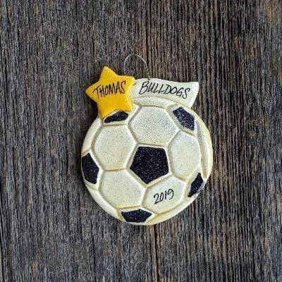 Soccer Ball Christmas Ornament