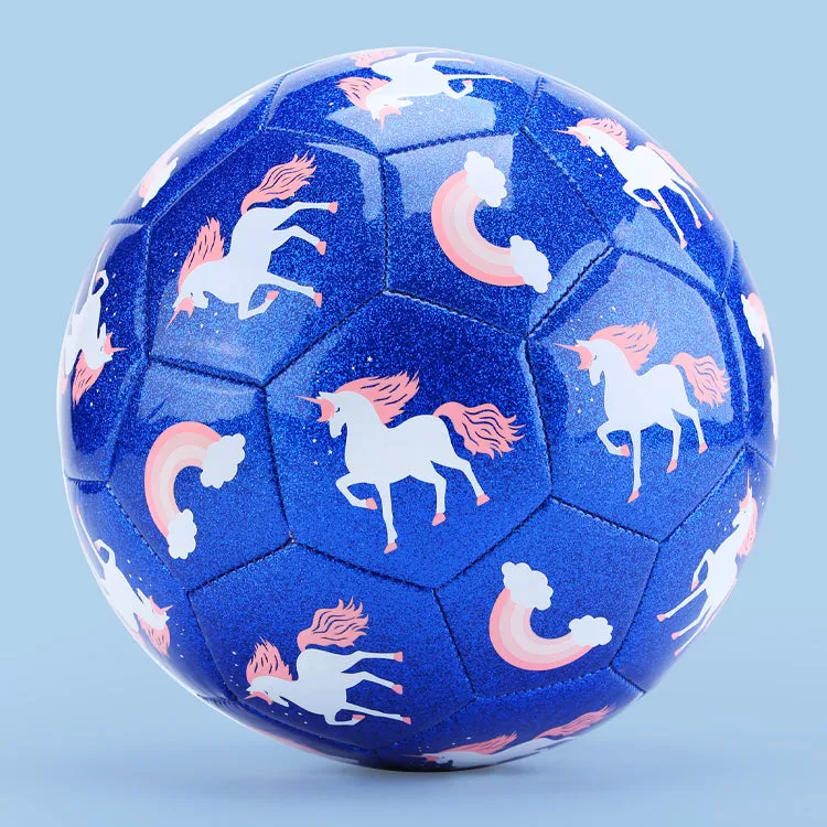 Soccer Ball Size 3 Glitter Effect with Pump