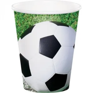 Soccer Fanatic Cups Paper 266ml 8pk