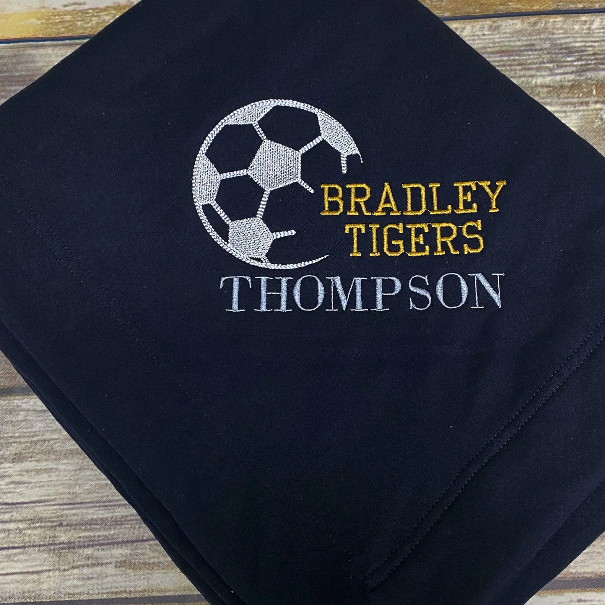 Soccer Personalized Stadium Blanket