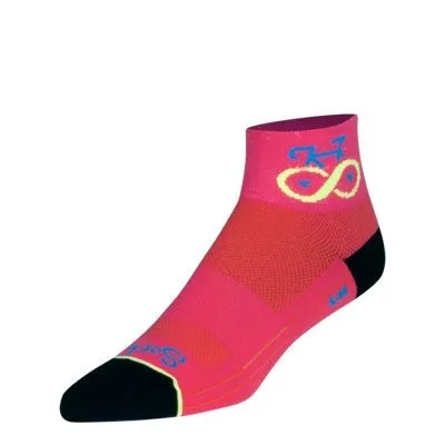 SockGuy Women's Always 2" Classic Bike Sock