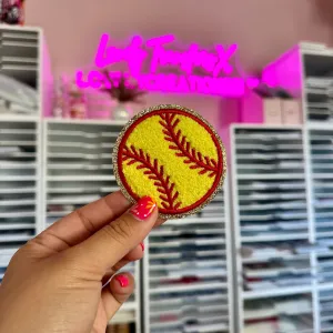 Softball - Chenille Patch