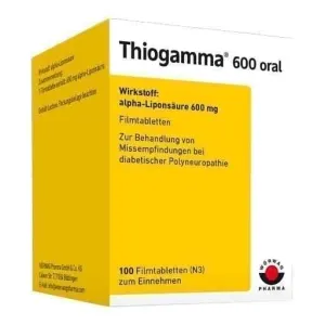 THIOGAMMA 600 oral film-coated tablets 100 pc