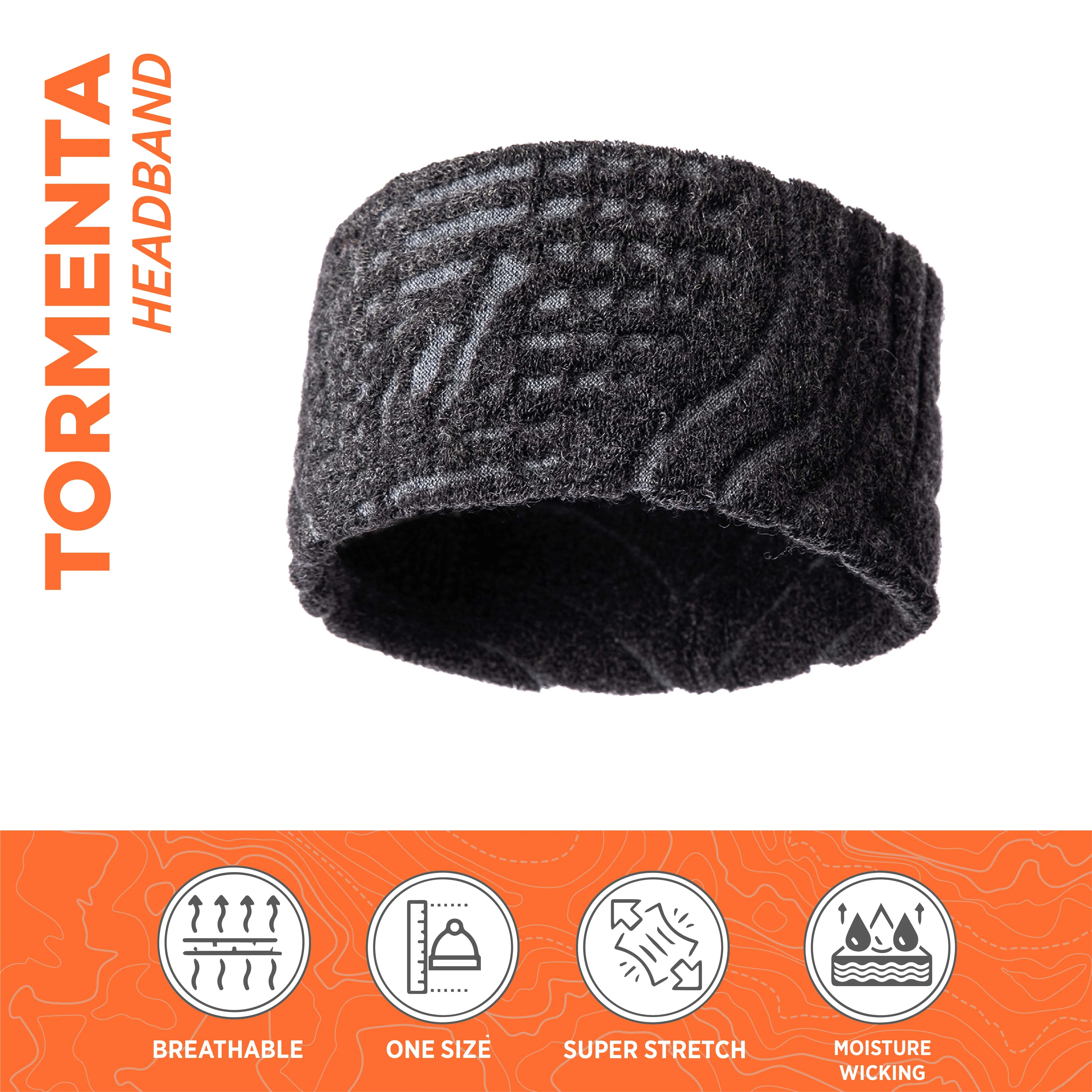 TORMENTA Headband | Baby Alpaca Premium & Tencel. Unisex