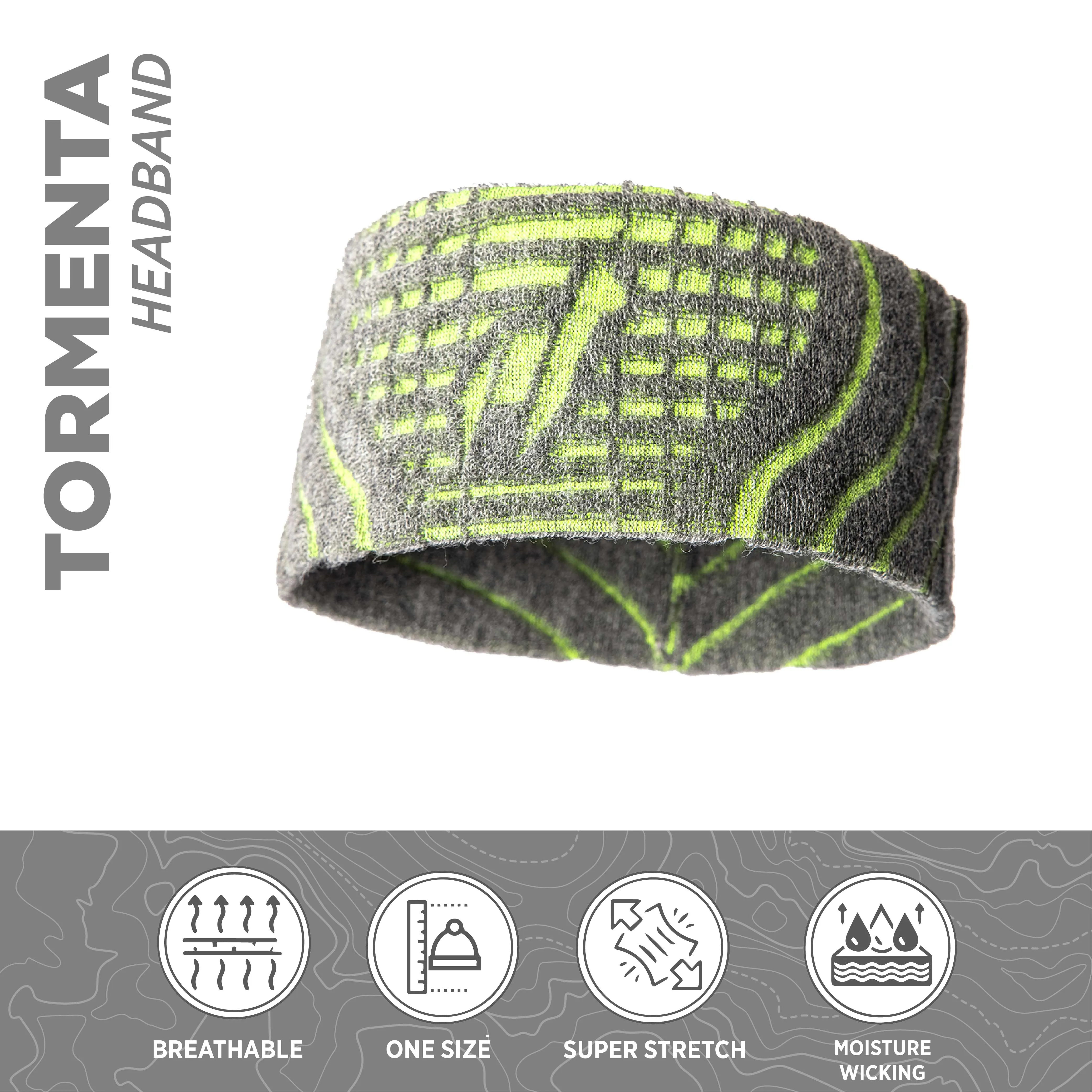 TORMENTA Headband | Baby Alpaca Premium & Tencel. Unisex