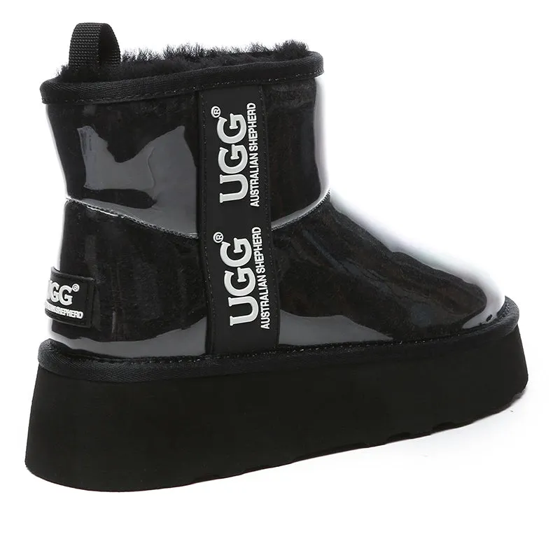 Transparent Platform UGG Boots