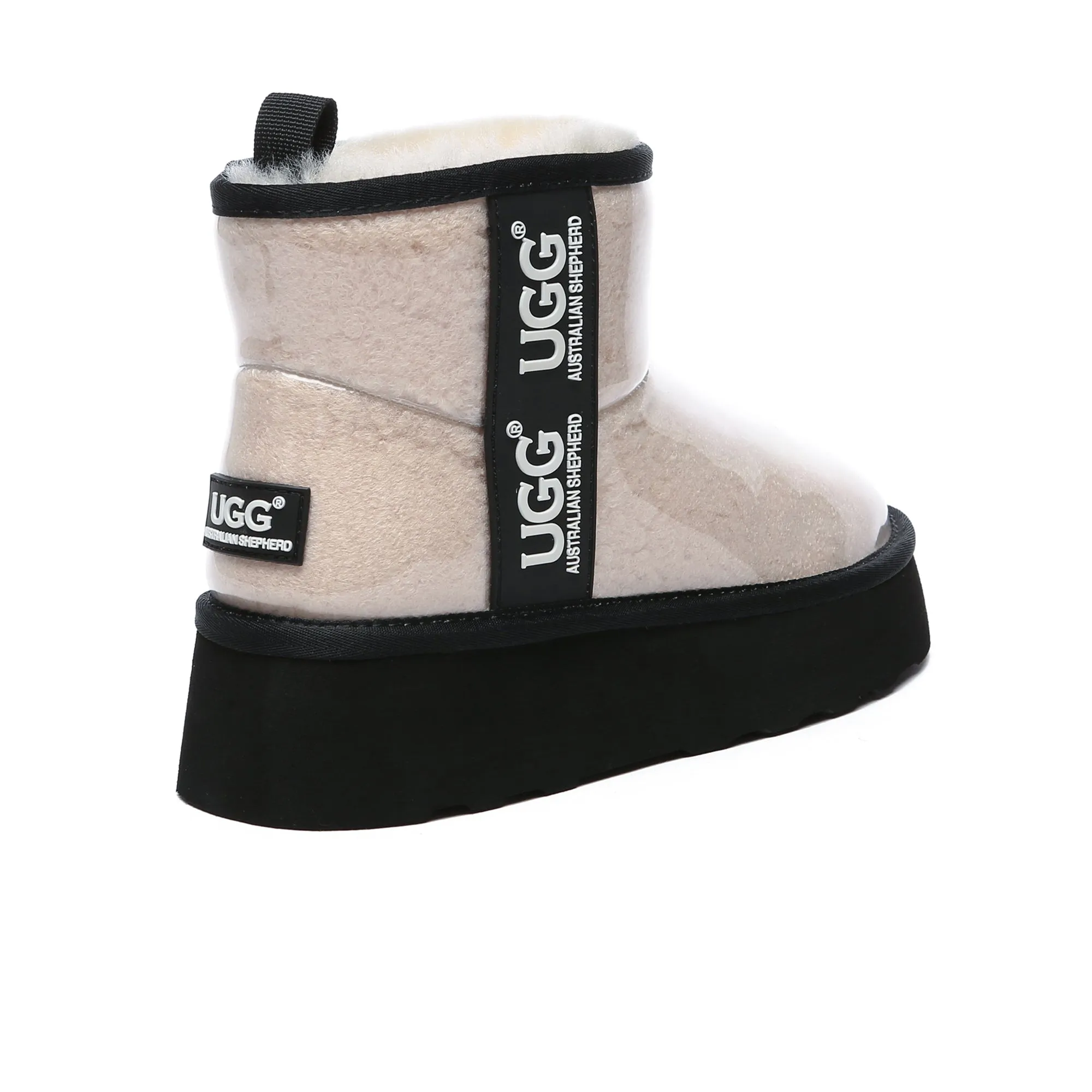 Transparent Platform UGG Boots