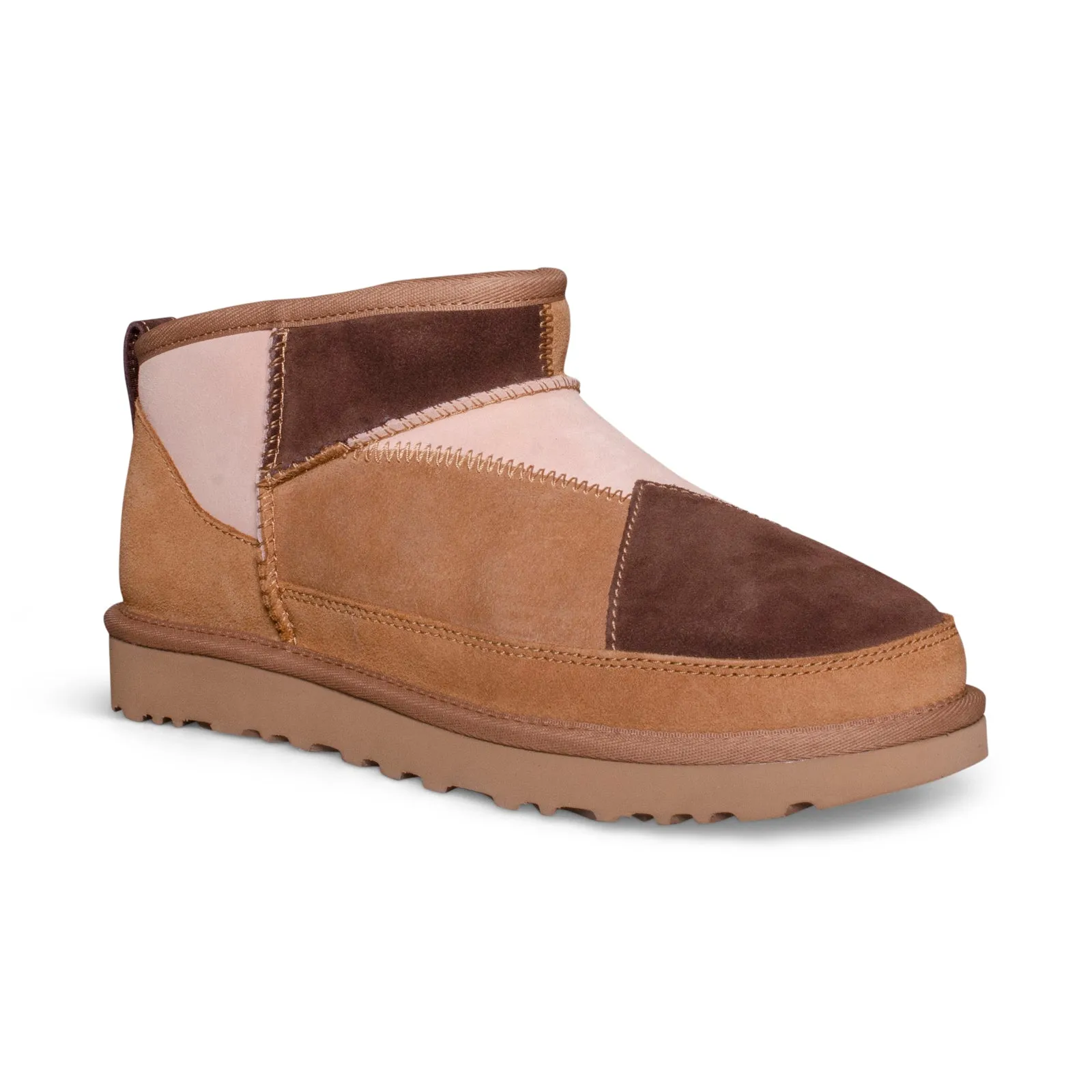 UGG Classic Ultra Mini ReImagined Chestnut Multi Boots - Women's