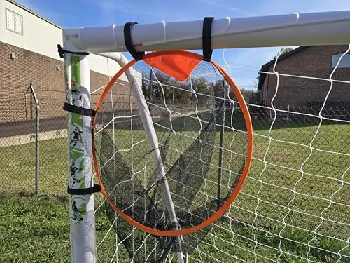 Vallerta® Portable Soccer Corner Target Goal, Set of 2 (Goal not Included) 16"/20"