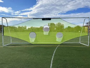 Vallerta® Skill-Shot 24x8 Ft. Professional Soccer Shooting Practice Target Net & Rebounder (soccer frame not included)