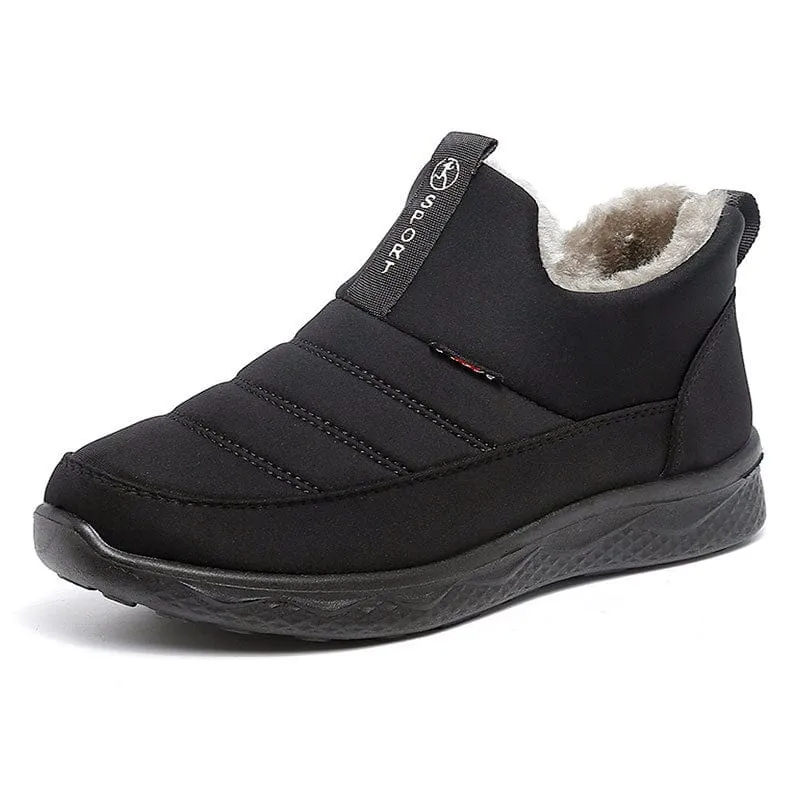 Winter Slip-on Fur Outdoor Snow Boots