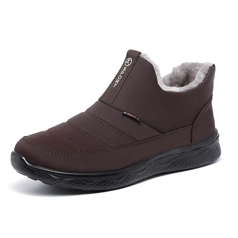 Winter Slip-on Fur Outdoor Snow Boots