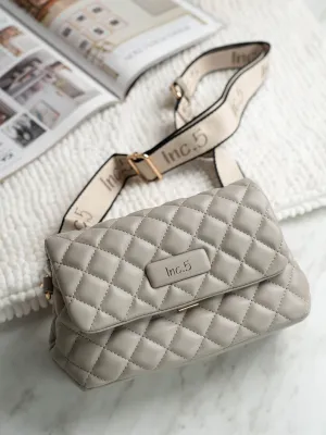 Women Grey Quilted Sling Bag