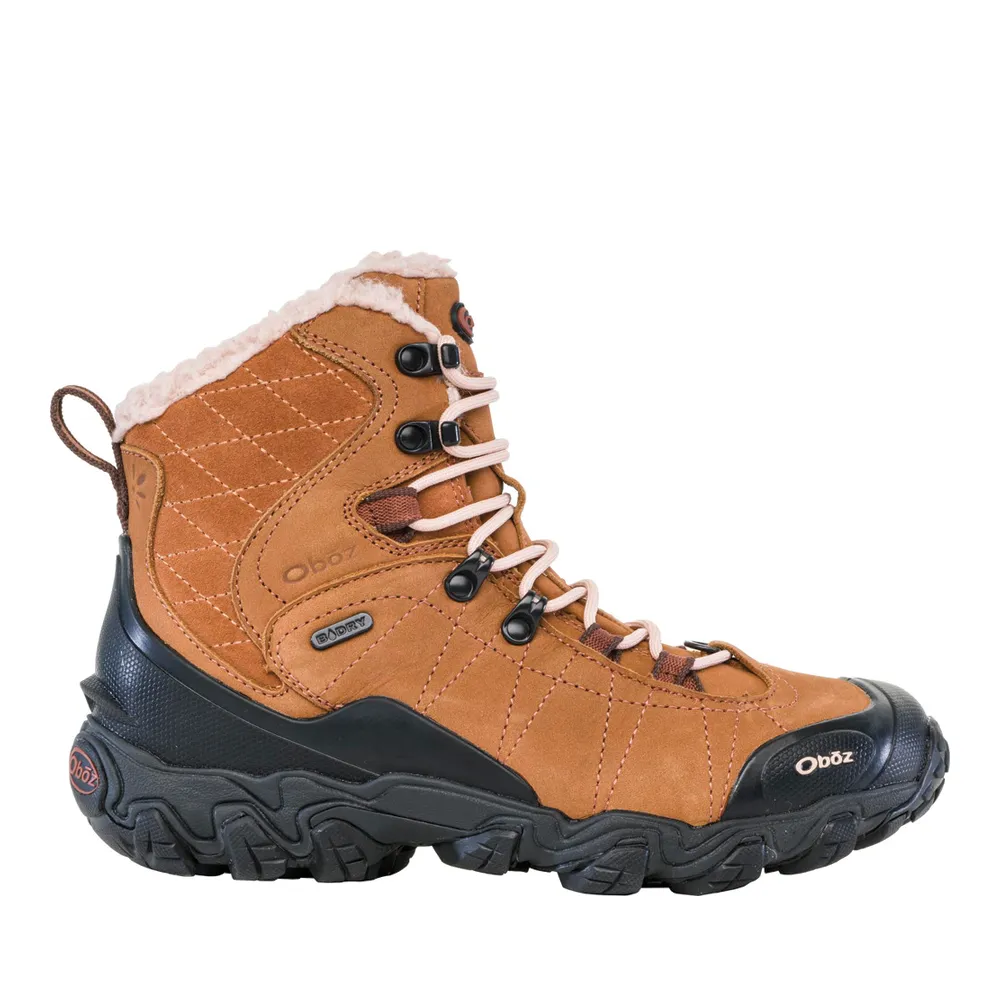 Women's Oboz Bridger 7" Insulated Waterproof Color: Cashew