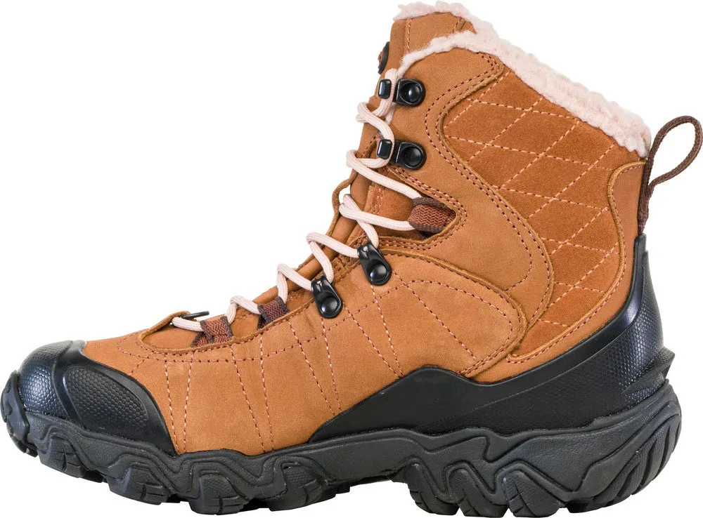 Women's Oboz Bridger 7" Insulated Waterproof Color: Cashew