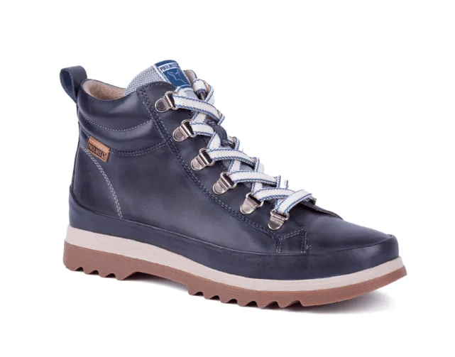 Women's Pikolinos Vigo Lace-up Ankle Boots Color: Ocean