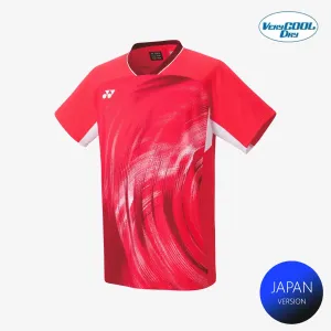 Yonex Men's Crew Neck Tournament Shirt 10568PR (Pearl Red)